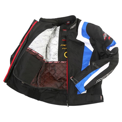 RST Blade Sport 1348 Mens Black Blue Textile Motorcycle Jacket Inside                                                                                                                                                                                          