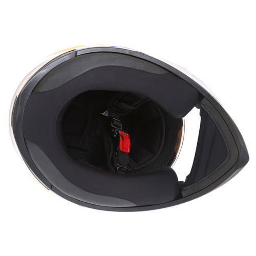 AGV K3 SV Vulcan White Black Blue Full Face Motorcycle Helmet Inside                                                                                                                                                                                           