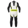 Alpinestars Orbiter Mens Black White Yellow Leather Motorcycle Suit Back                                                                                                                                                                                       