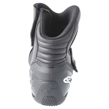 Alpinestars S-MX 1.1 Short Black Motorcycle Boots Heel                                                                                                                                                                                                         