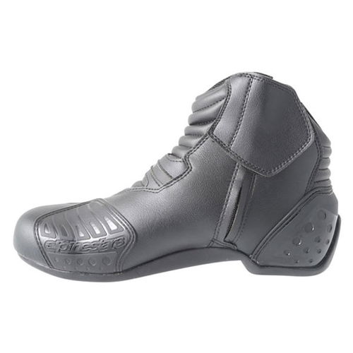 Alpinestars S-MX 1.1 Short Black Motorcycle Boots Inside leg                                                                                                                                                                                                   