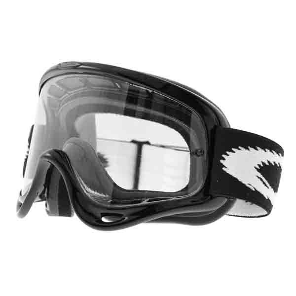 Oakley O Frame Jet Black Motocross Goggles Front Left                                                                                                                                                                                                          