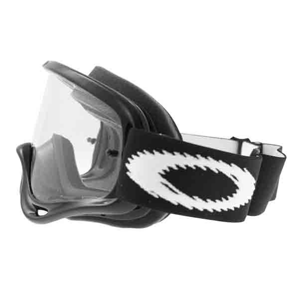 Oakley O Frame Jet Black Motocross Goggles Left Side                                                                                                                                                                                                           