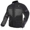 Rukka Overpass Black Grey GoreTex Waterproof Textile Motorcycle Jacket Front                                                                                                                                                                                   