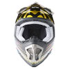 BKS 315 Piston Adult MX Orange Helmet Front                                                                                                                                                                                                                    