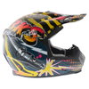 BKS 315 Piston Adult MX Orange Helmet Right Side                                                                                                                                                                                                               