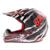 BKS 303 Piston Kids MX Red Helmet Left Side                                                                                                                                                                                                                    
