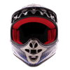 BKS 303 Piston Kids MX Blue Helmet Front                                                                                                                                                                                                                       