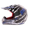 BKS 303 Piston Kids MX Blue Helmet Left Side                                                                                                                                                                                                                   