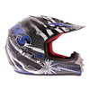 BKS 303 Piston Kids MX Blue Helmet Right Side                                                                                                                                                                                                                  