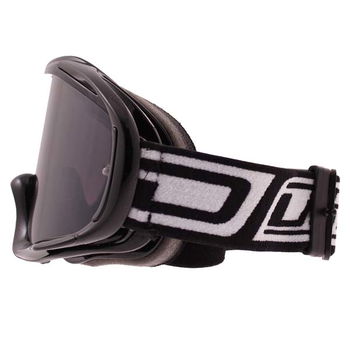 Dirty Dog MX Outrigger Smoke Black Goggles Left Side                                                                                                                                                                                                           