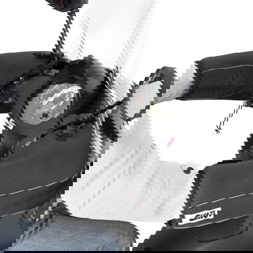 Givi Universal Hand Protectors in use                                                                                                                                                                                                                          