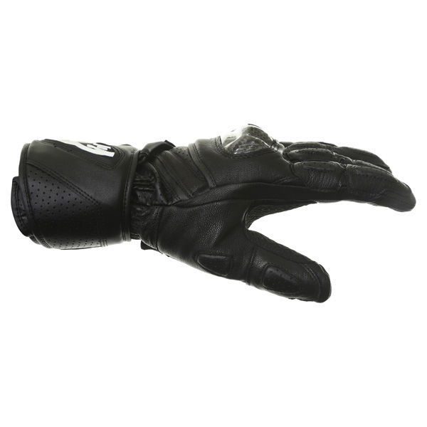 Alpinestars SP-2 Black Motorcycle Gloves Thumb side                                                                                                                                                                                                            