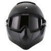 Shark Vancore Matt Black Full Face Motorcycle Helmet Front                                                                                                                                                                                                     