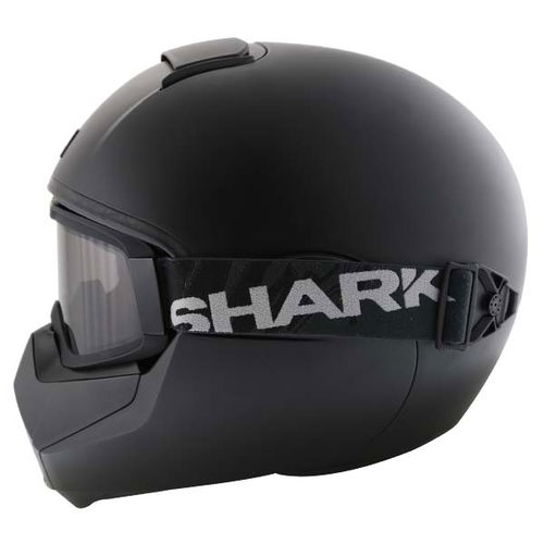 Shark Vancore Matt Black Full Face Motorcycle Helmet Left Side                                                                                                                                                                                                 