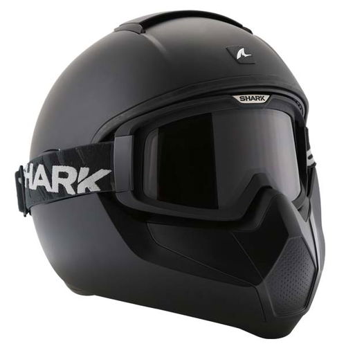 Shark Vancore Matt Black Full Face Motorcycle Helmet Front Right                                                                                                                                                                                               