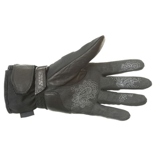 IXS Nira Ladies Black Motorcycle Gloves Palm                                                                                                                                                                                                                   