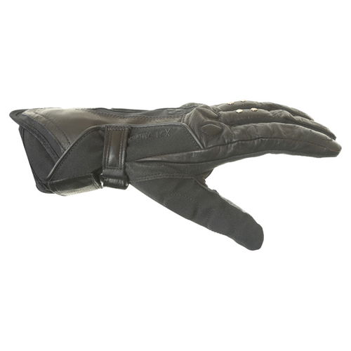 IXS Nira Ladies Black Motorcycle Gloves Thumb side                                                                                                                                                                                                             