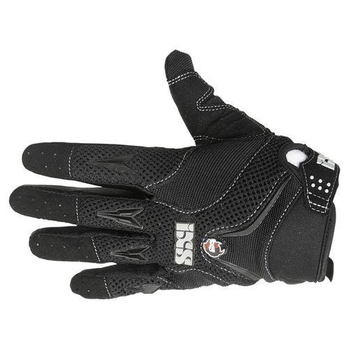 IXS Panthera Black Motorcycle Gloves Back                                                                                                                                                                                                                      