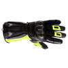 Frank Thomas 01-17 Waterproof Black Yellow Gloves Back                                                                                                                                                                                                         