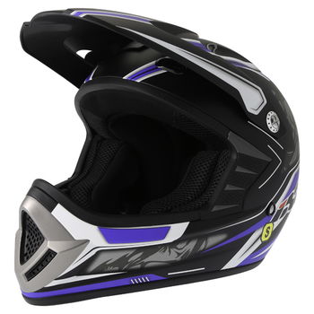IXS HX 276 Fame Blue Helmet Front Left                                                                                                                                                                                                                         