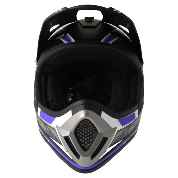 IXS HX 276 Fame Blue Helmet Front                                                                                                                                                                                                                              