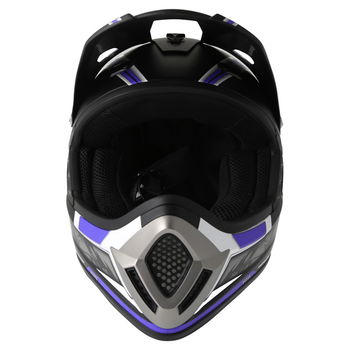 IXS HX 276 Fame Blue Helmet Front                                                                                                                                                                                                                              