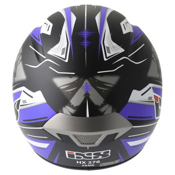 IXS HX 276 Fame Blue Helmet Back                                                                                                                                                                                                                               