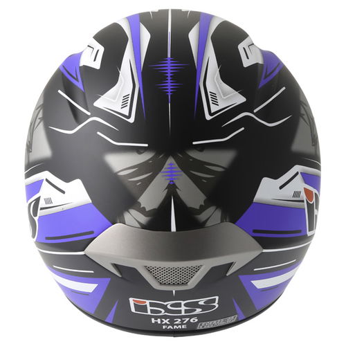 IXS HX 276 Fame Blue Helmet Back                                                                                                                                                                                                                               