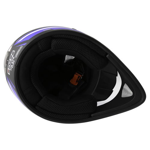 IXS HX 276 Fame Blue Helmet Inside                                                                                                                                                                                                                             