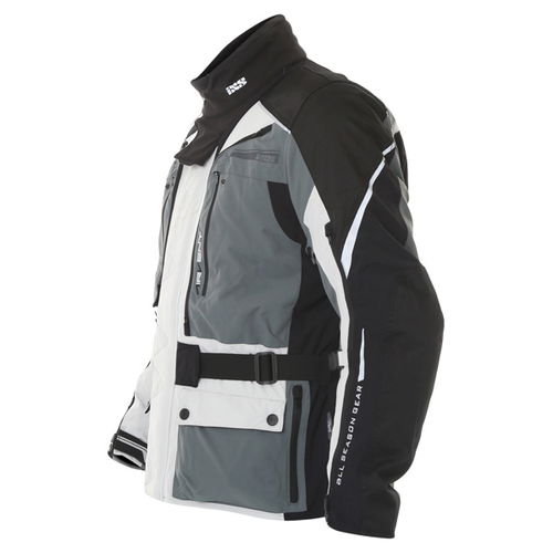 IXS Patrol Mens Grey Black Textile Motorcycle Jacket Side                                                                                                                                                                                                      