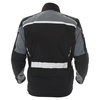 IXS Patrol Mens Grey Black Textile Motorcycle Jacket Back                                                                                                                                                                                                      
