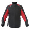IXS Chelsea Ladies Black Red Waterproof Textile Motorcycle Jacket Front                                                                                                                                                                                        
