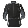 IXS Chelsea Ladies Black Grey Waterproof Textile Motorcycle Jacket Back                                                                                                                                                                                        