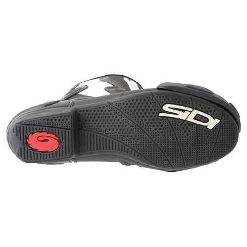 Sidi Fusion White Black Motorcycle Boots Sole                                                                                                                                                                                                                  