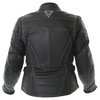Frank Thomas Camero Black Ladies Leather Motorcycle Jacket Back                                                                                                                                                                                                