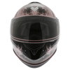 Frank Thomas DV06 Flip Front Pink Ladies Full Face Motorcycle Helmet Front                                                                                                                                                                                     