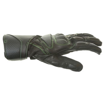 Alpinestars SP-M8 Monster Black Green Motorcycle Glove Thumb side                                                                                                                                                                                              