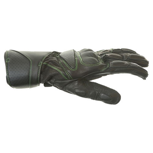 Alpinestars SP-M8 Monster Black Green Motorcycle Glove Thumb side                                                                                                                                                                                              