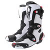 Sidi Mag 1 White Black Motorcycle Boots Pair                                                                                                                                                                                                                   