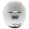 AGV K3 SV White Full Face Motorcycle Helmet Back                                                                                                                                                                                                               