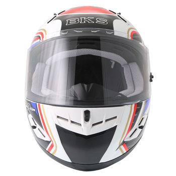 BKS 8 Flag Series Union Jack Full Face Motorcycle Helmet Front                                                                                                                                                                                                 