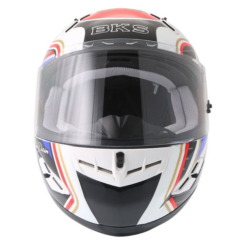 BKS 8 Flag Series Union Jack Full Face Motorcycle Helmet Front                                                                                                                                                                                                 