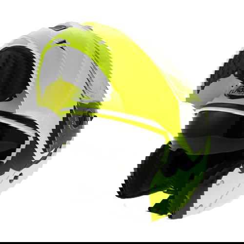 Caberg Duke Yellow Flip Front Motorcycle Helmet Flip Open                                                                                                                                                                                                      