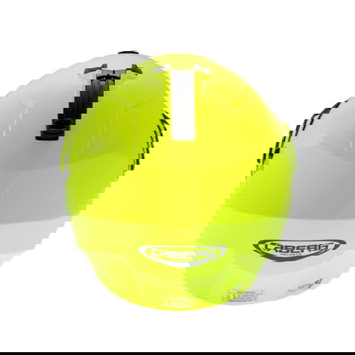 Caberg Duke Yellow Flip Front Motorcycle Helmet Back                                                                                                                                                                                                           