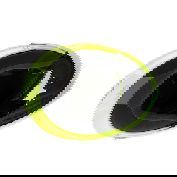 Caberg Duke Yellow Flip Front Motorcycle Helmet Inside                                                                                                                                                                                                         