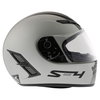 AGV S4 Silver Black Helmet Right Side                                                                                                                                                                                                                          