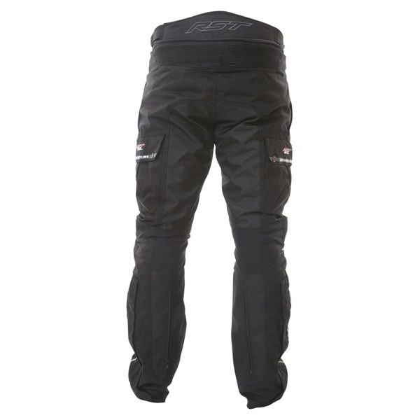 RST Pro Series Adventure II 1235-6 Mens Black Textile Motorcycle Jeans Rear                                                                                                                                                                                    