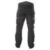 RST Pro Series Adventure II 1235-6 Mens Black Textile Motorcycle Jeans Rear                                                                                                                                                                                    