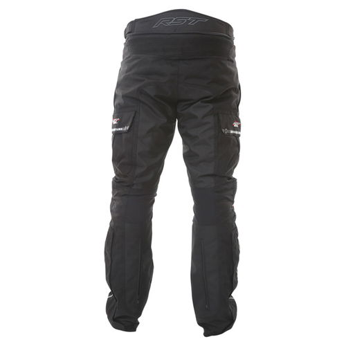 RST Pro Series Adventure II 1235-6 Mens Black Textile Motorcycle Jeans Rear                                                                                                                                                                                    